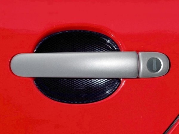 Škoda Roomster - Kryty kľučiek plné, ABS strieborné (2 + 2 ks dva zámky)