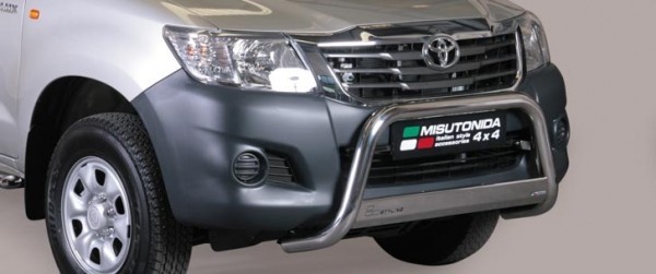 Toyota Hilux VII FL - Nerezový predný ochranný rám 63mm