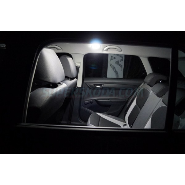 Škoda Fabia III - LED osvetlenie interiéru (zadná)