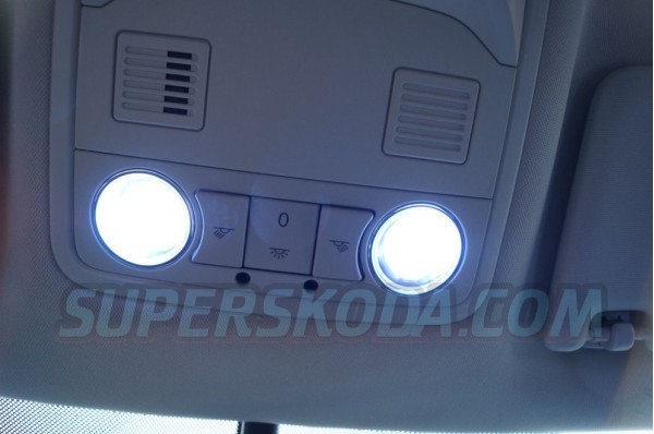 Škoda Octavia III - Led stropné osvetlenie