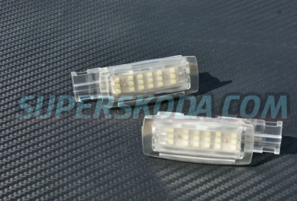 Škoda Superb II - LED osvetlenie clonítek
