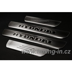 Hyundai Getz - NEREZ (!) Chróm prahové lišty - OMSA LINE