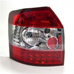 Audi A4 8E AVANT - Zadné svetlá LED prevedenie Červené / Chróm
