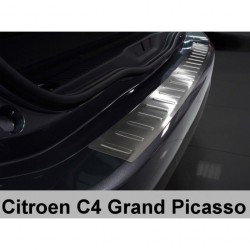 Nerezový chránič zadného nárazníka - Citroen C4 Grand Picasso (09/2013->)