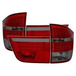 Zadné svetlá BMW X5 E70 07-10 LED červeno / dymové