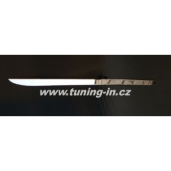 Renault Fluence - NEREZ chrom spodná lišta kufru OMSA LINE (OMTEC)