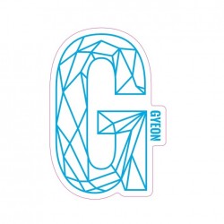 Gyeon G Sticker Blue 100x65.6 mm