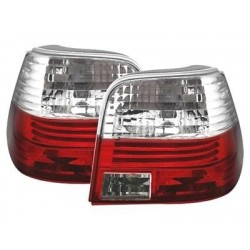 VW Golf IV - zadné lampy červeno / kryštálové