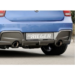 Rieger Tuning vložka zadného nárazníka pre BMW radu 1 F20 / F21 (1K4 / 1K2) 2/4-dvere. Sedan, r.v. o
