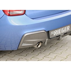 Rieger Tuning vložka zadného nárazníka pre BMW radu 1 F20 / F21 (1K4 / 1K2) 2/4-dvere. Sedan, r.v. o