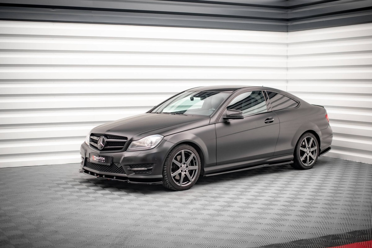 Auto Perfectionists UK Gloss Black Boot Spoiler Lip For Mercedes C Class Coupe W204