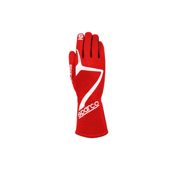 Závodné rukavice Sparco Land, homologace FIA a SFI, farba červená