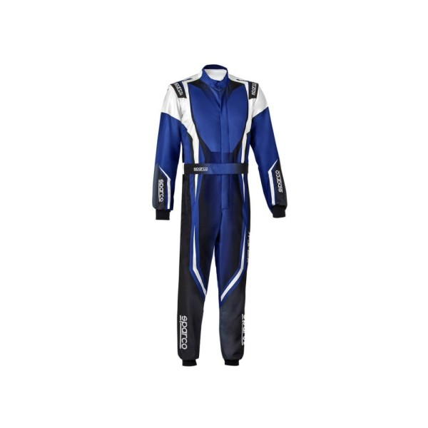 Kartingová kombinéza Sparco Prime K, farba modro-bielo-čierna