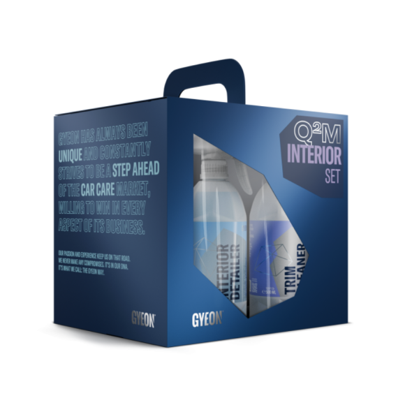 Súprava autokozmetiky pre interiér Gyeon Q2M Interior Set Bundle box + Q2M Bathe + 80ml