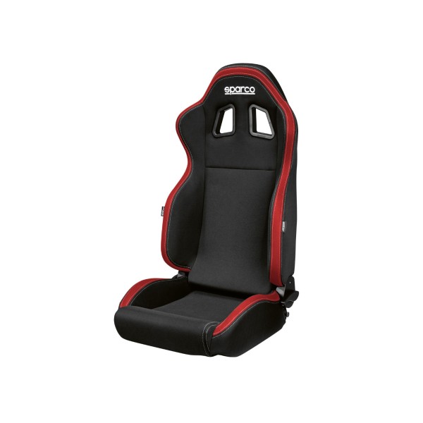 Sparco R100 športové polohovateľné sedadlo, farba: čierno-červená