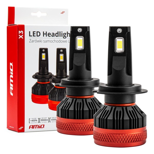 LED žiarovky hlavného svietenia X3 Series - H7