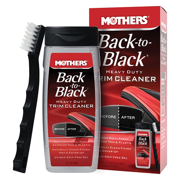 Mothers Back-to-Black Heavy Duty Trim Cleaner Kit - najúčinnejší čistič plastov, 355 ml