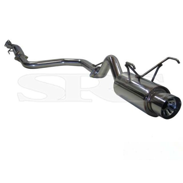 Honda Del Sol 1992-1998 2-dver. coupe 1.6 ESi/1.6 VTi Výfukový systém Catback nerezová oceľ G55