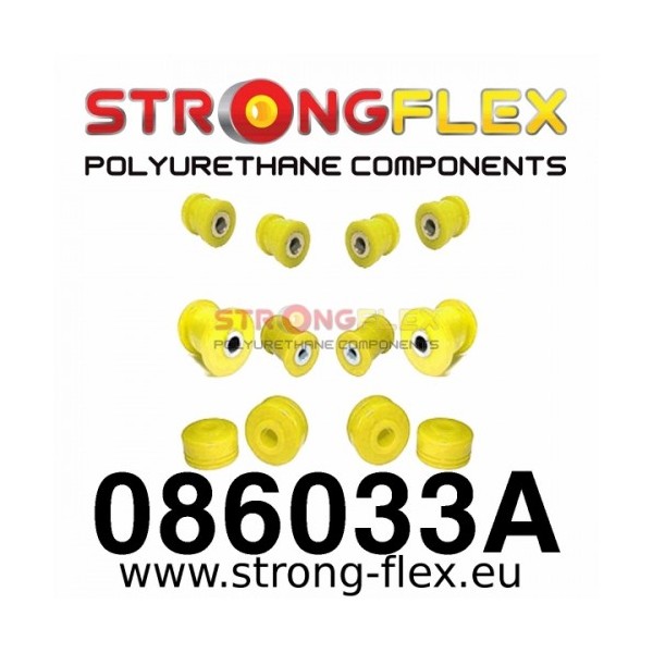 Honda CRX 88-91 - uloženie prednej nápravy, Sada - SPORT