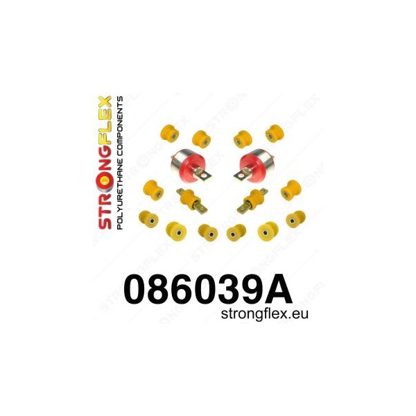 Honda Civic VI 95-00 UK - uloženie zadnej nápravy, Sada - SPORT