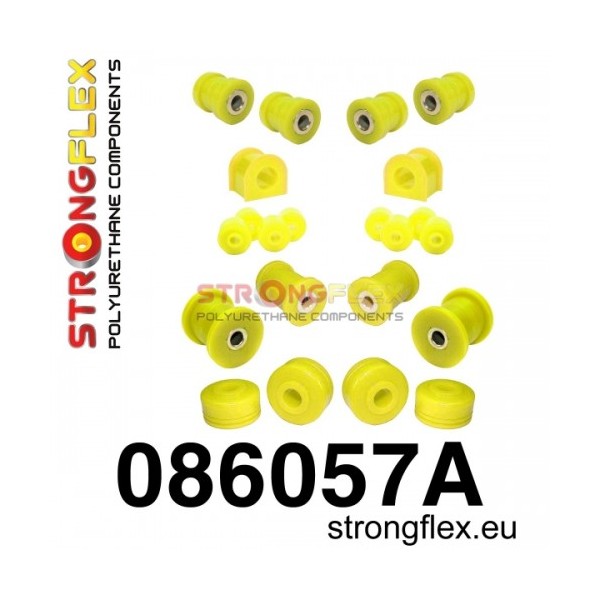 Honda CRX 88-91 - uloženie prednej nápravy - 19mm, Sada - SPORT