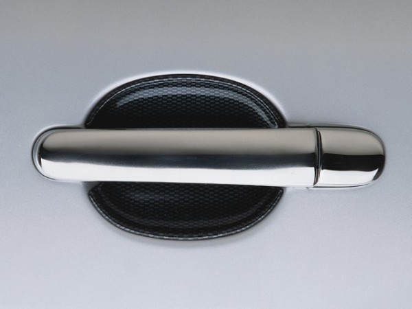 Škoda Roomster - Kryty kľučiek plné, ušľachtilá oceľ (2 + 2 ks bez zámku)