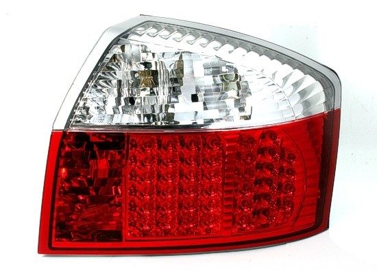 Audi A4 8E Lim. 01-02 Zadné LED svetlá prevedenie red / crystal
