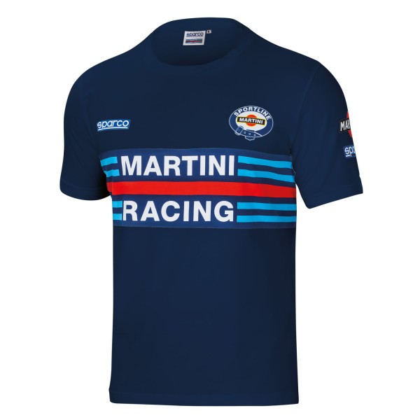Sparco Tričko Martini Racing, farba: tmavomodrá