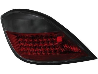 Zadné číre lampy Opel Astra H LED Black / Red