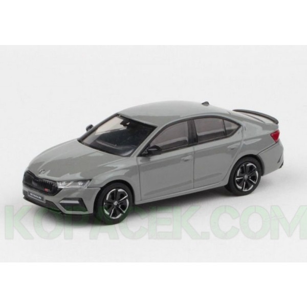 Model 1:43 Škoda Octavia IV RS sedan STEEL GREY (F7A)