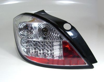 Zadné číre lampy Opel Astra H LED Chrom