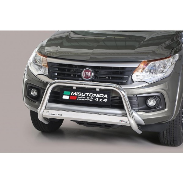 Fiat Fullback nerezový predný ochranný rám 63mm