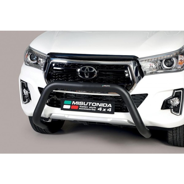Toyota Hilux VIII nerezový predný ochranný rám 76mm