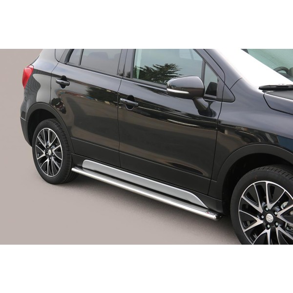 Bočné nerezové nášľapy Suzuki SX4  S- CROSS - oválné