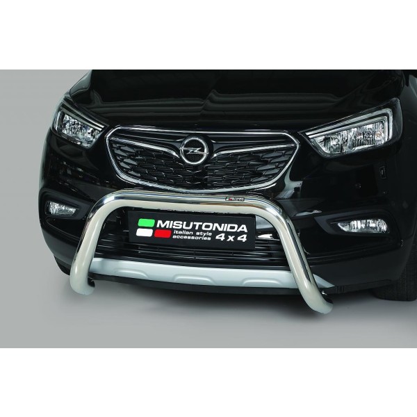 Opel Mokka X nerezový predný ochranný rám 76mm