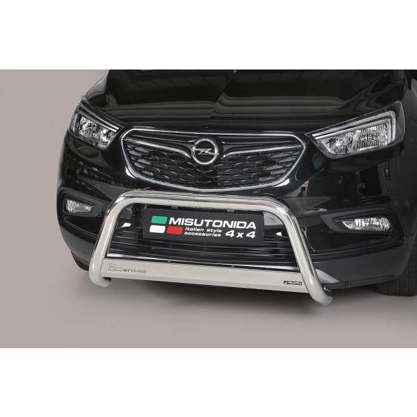 Opel Mokka X nerezový predný ochranný rám 63mm