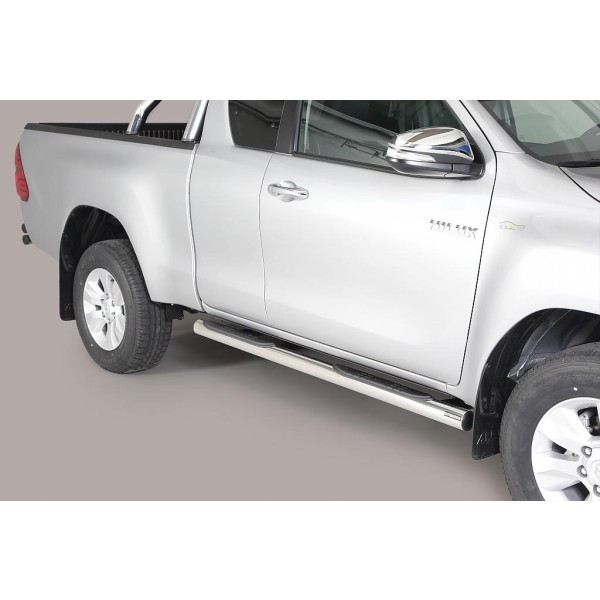Nerez bočné nášľapy so stúpadlami Toyota Hilux VIII extra cab