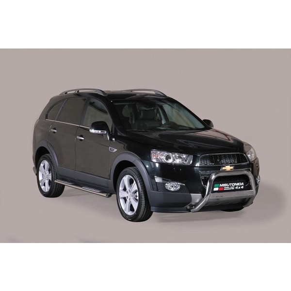Chevrolet Captiva nerezový predný ochranný rám 63mm