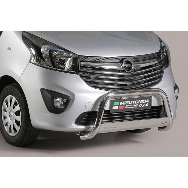 Opel Vivaro nerezový predný ochranný rám 63mm