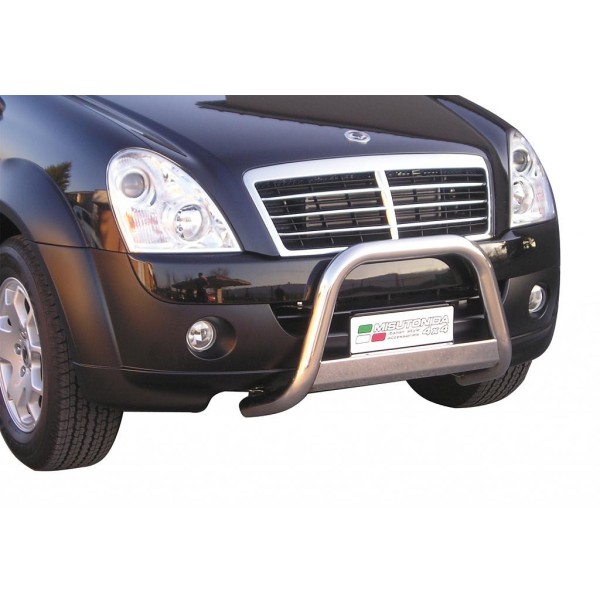 SsangYong Rexton II nerezový predný ochranný rám 63mm