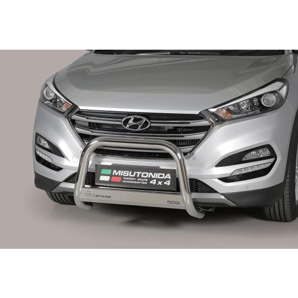 Hyundai Tucson III nerezový predný ochranný rám 63mm