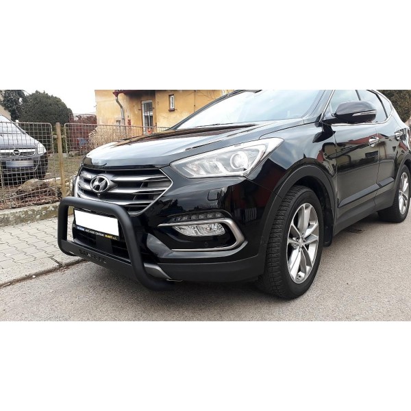Hyundai Santa-Fe III nerezový predný ochranný rám 63mm