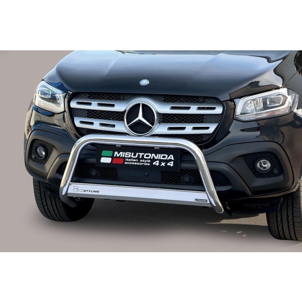 Mercedes X Class nerezový predný ochranný rám 63mm