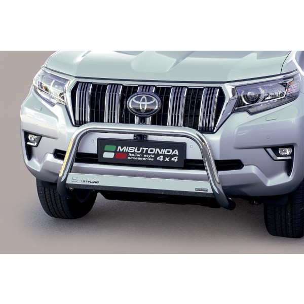 Toyota Land Cruiser 2018 nerezový predný ochranný rám 63mm