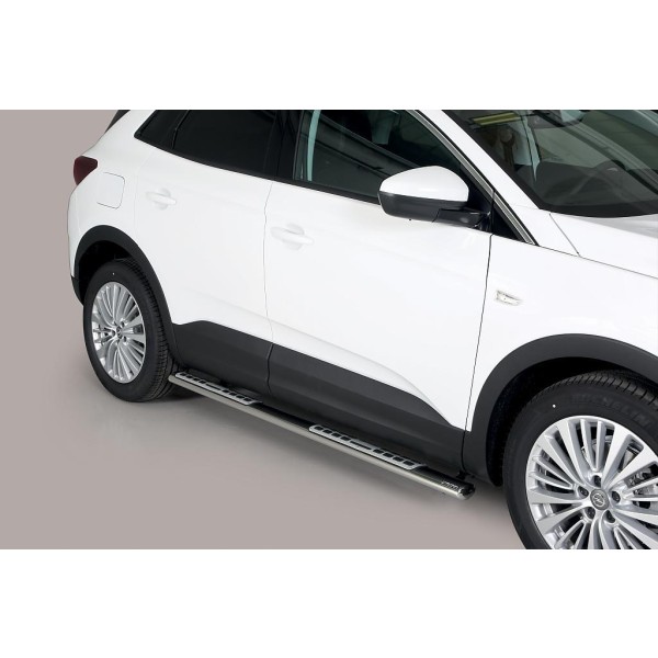 Nerez bočné dizajnové nášľapy Opel Grandland X
