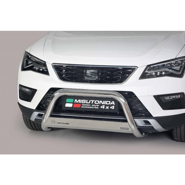 Seat Ateca nerezový predný ochranný rám 63mm