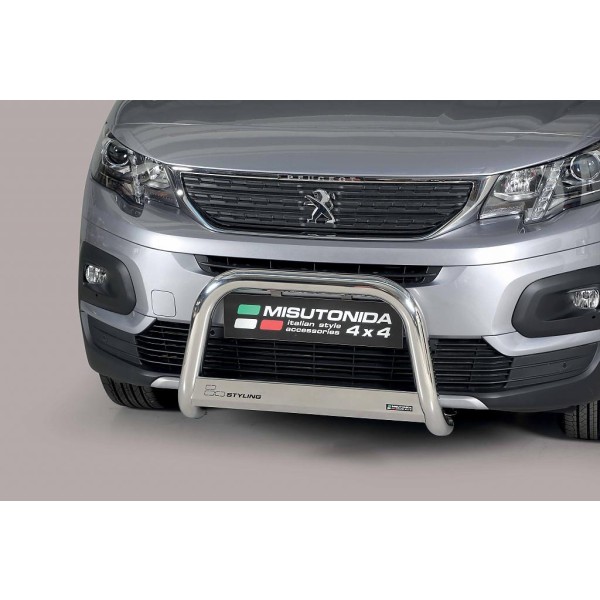 Peugeot Rifter nerezový predný ochranný rám 63mm