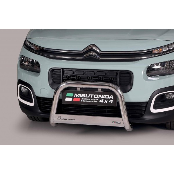Citroen Berlingo III nerezový predný ochranný rám 63mm