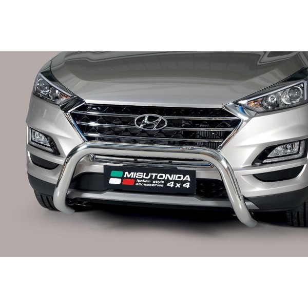 Hyundai Tucson III facelift nerezový predný ochranný rám 76mm