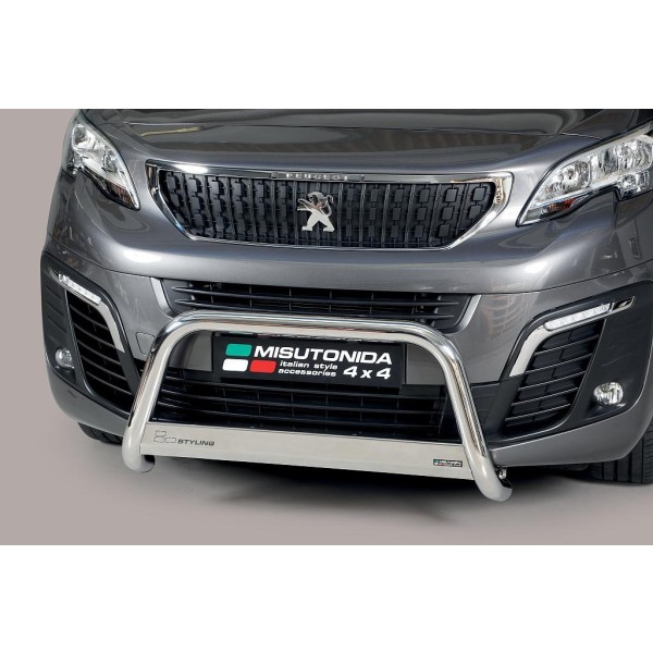 Peugeot Expert Traveller nerezový predný ochranný rám 63mm